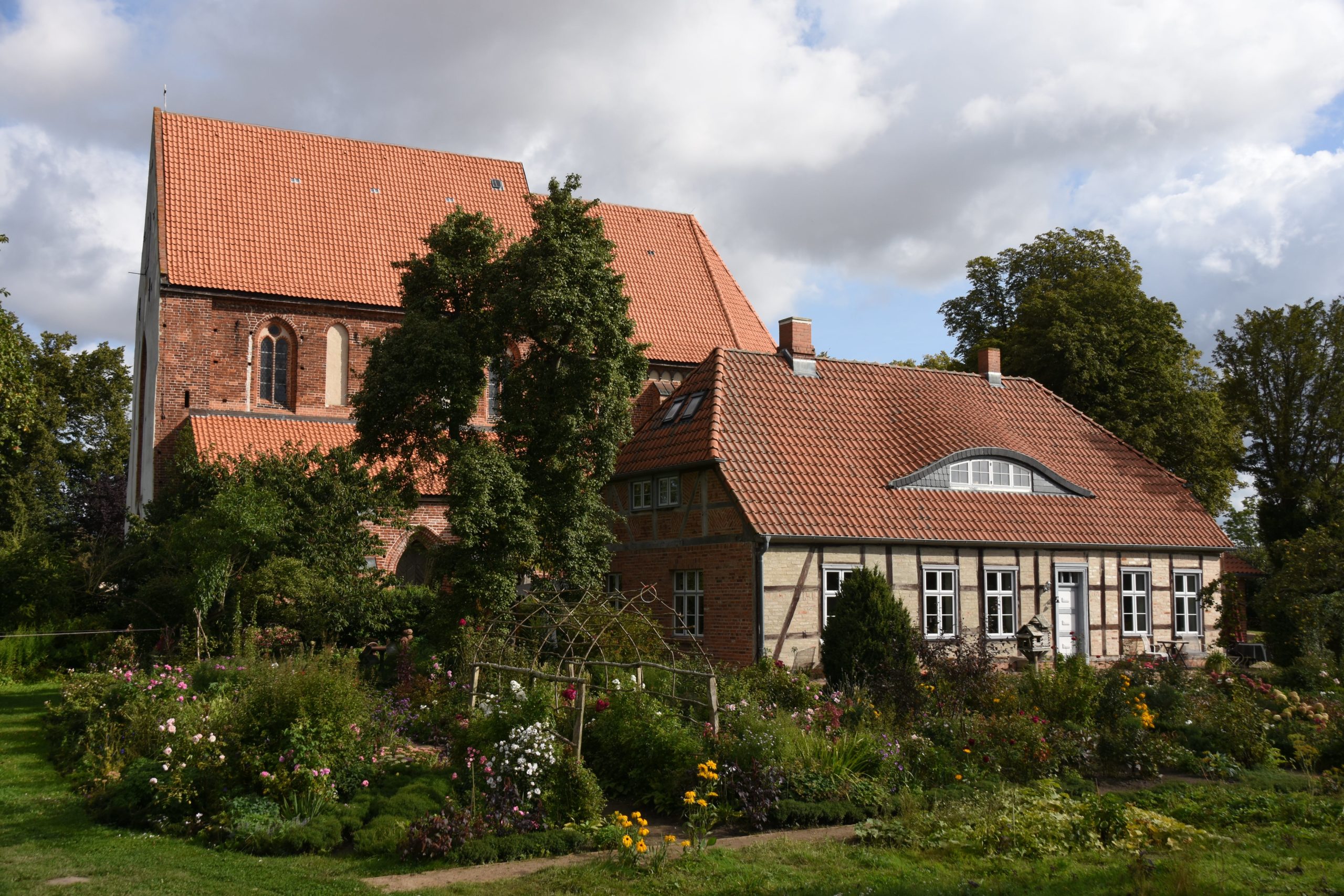 building; garden