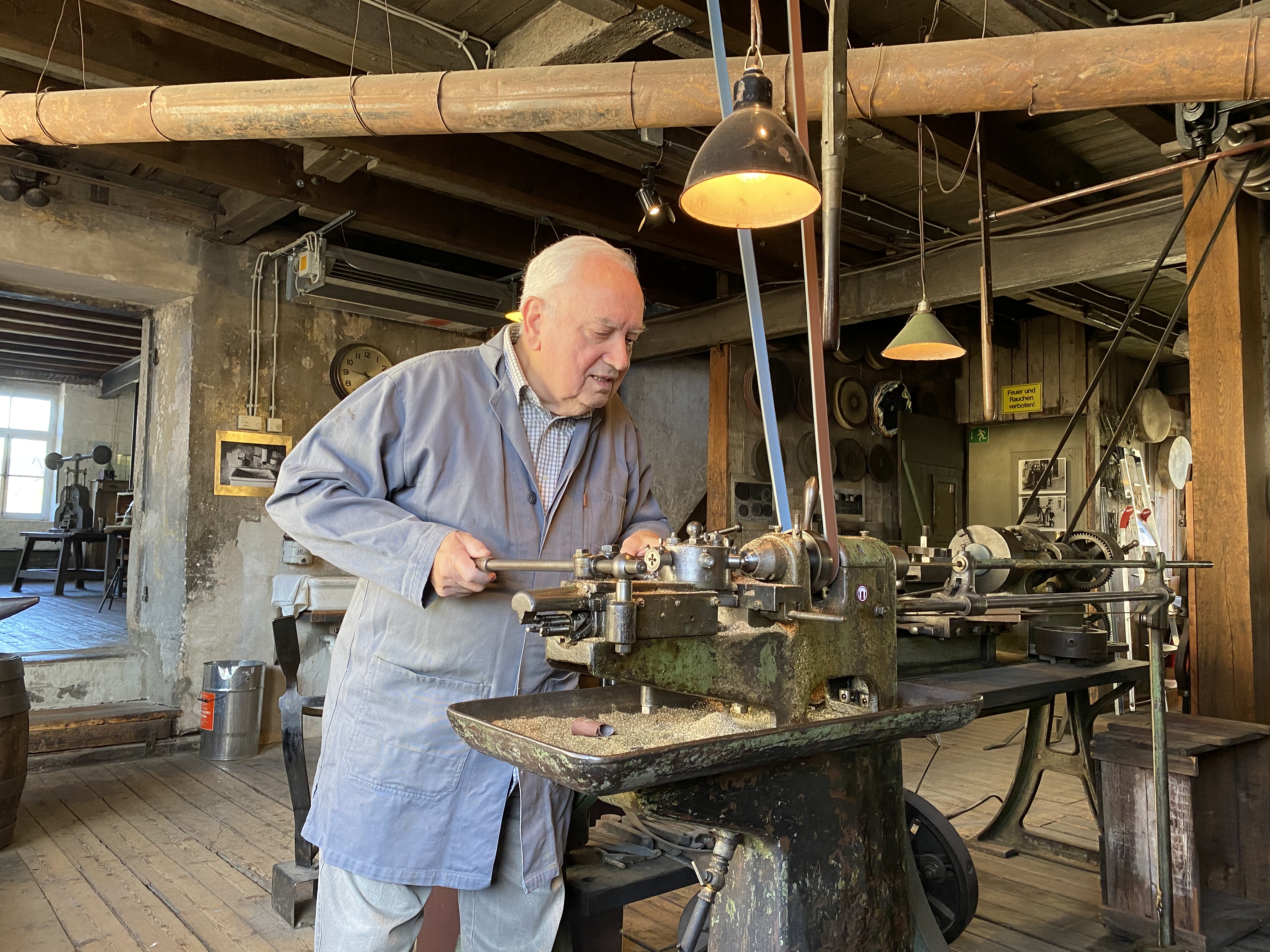  Architecture, Building, Factory, Manufacturing, Workshop, Adult, Male, Man, Person, Lamp, Wood
