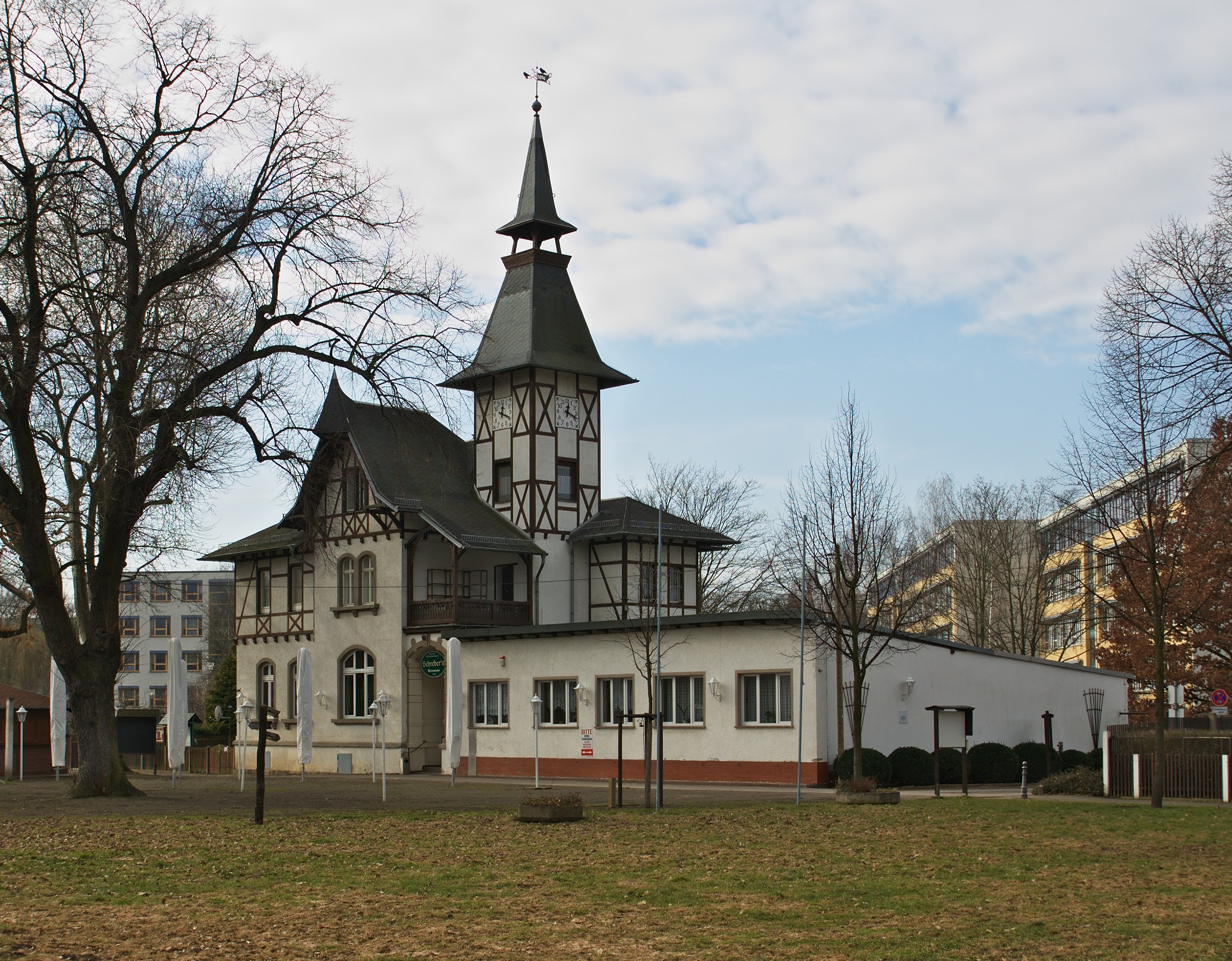 garden, museum, building
