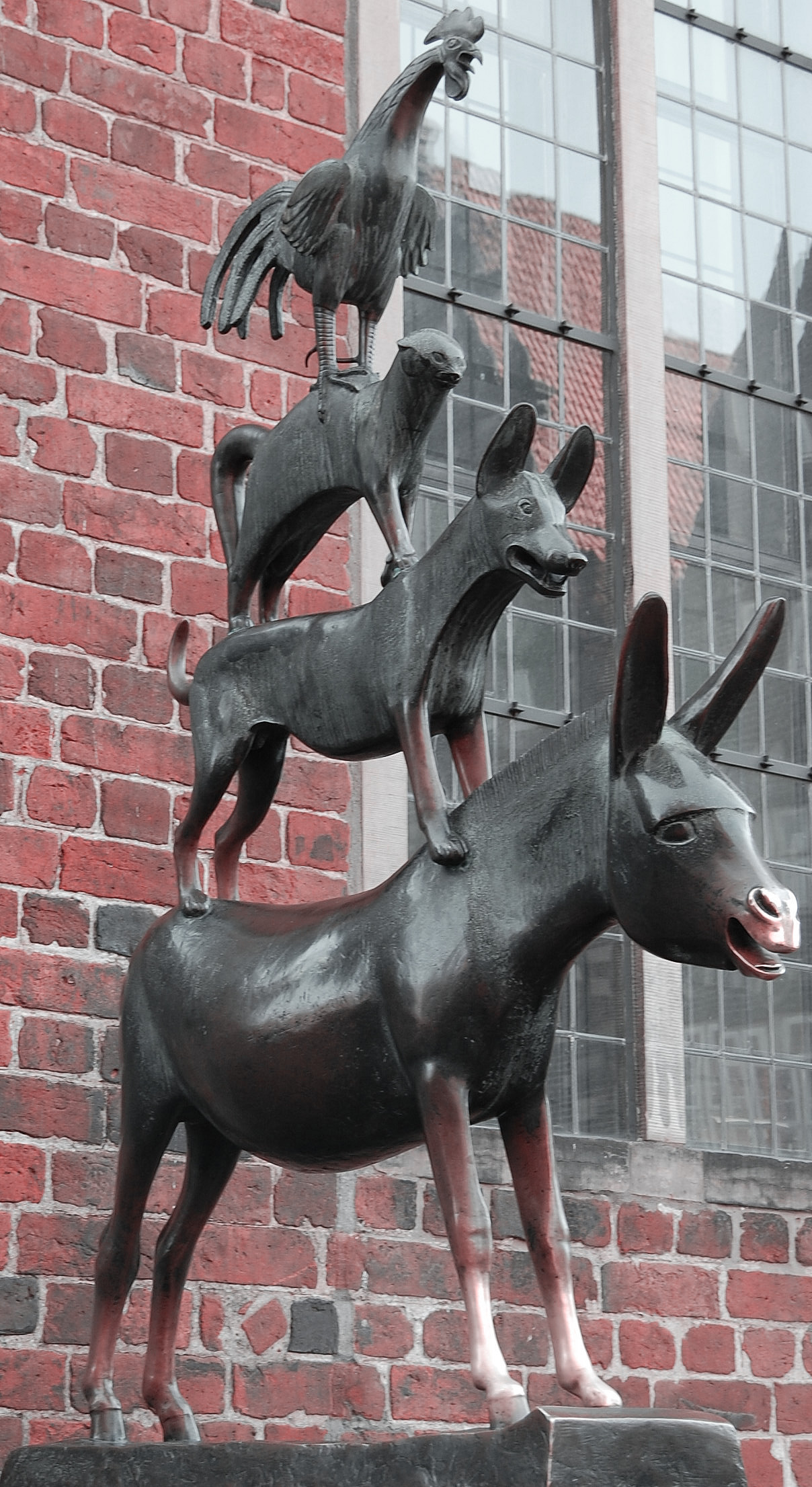  Brick, Architecture, Building, Wall, Art, Animal, Horse, Mammal, Canine, Dog, Pet, Bird