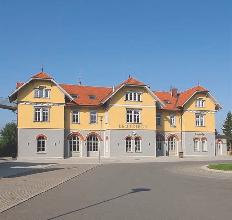 building, information center, train station, offices