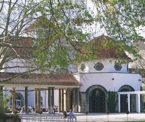 building, bath