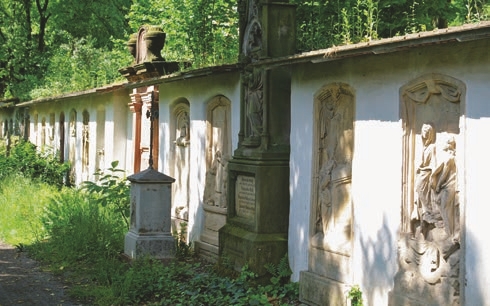  Graveyard, Outdoors, Tomb, Architecture, Building, Monastery, Gravestone, Person