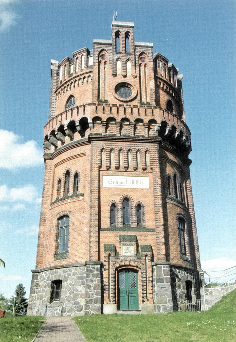 water tower, building